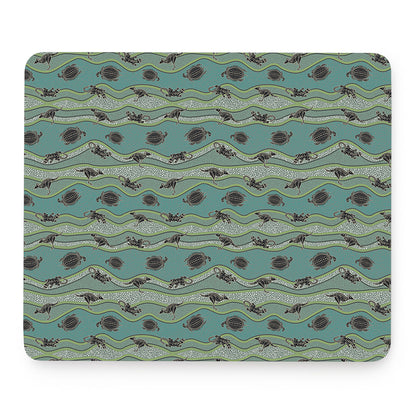Aboriginal Animals Pattern Print Mouse Pad