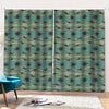 Aboriginal Animals Pattern Print Pencil Pleat Curtains