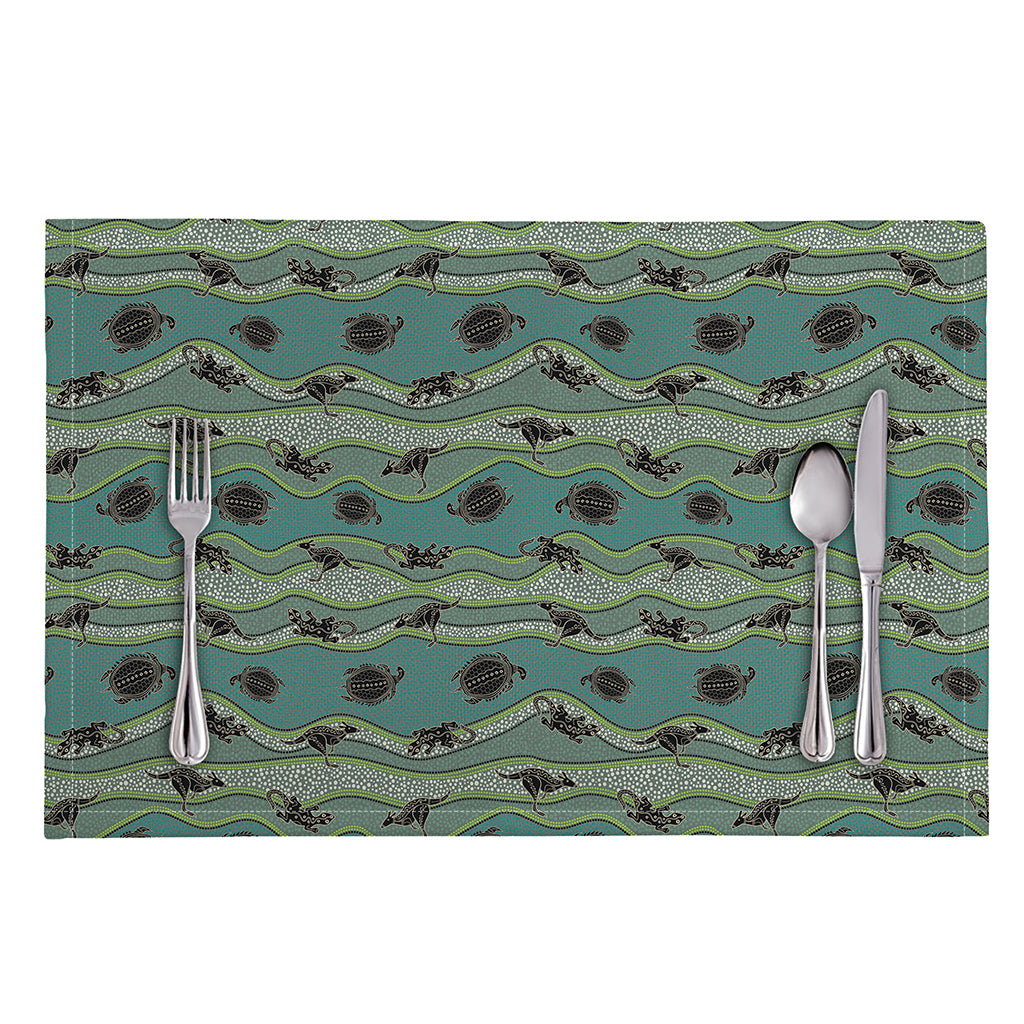 Aboriginal Animals Pattern Print Placemat