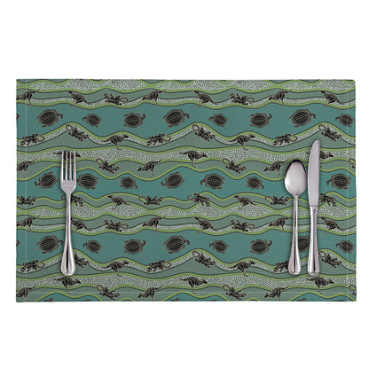 Aboriginal Animals Pattern Print Placemat