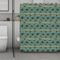 Aboriginal Animals Pattern Print Polyester Shower Curtain
