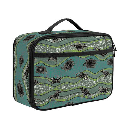 Aboriginal Animals Pattern Print Portable Lunch Bag