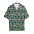 Aboriginal Animals Pattern Print Rayon Hawaiian Shirt