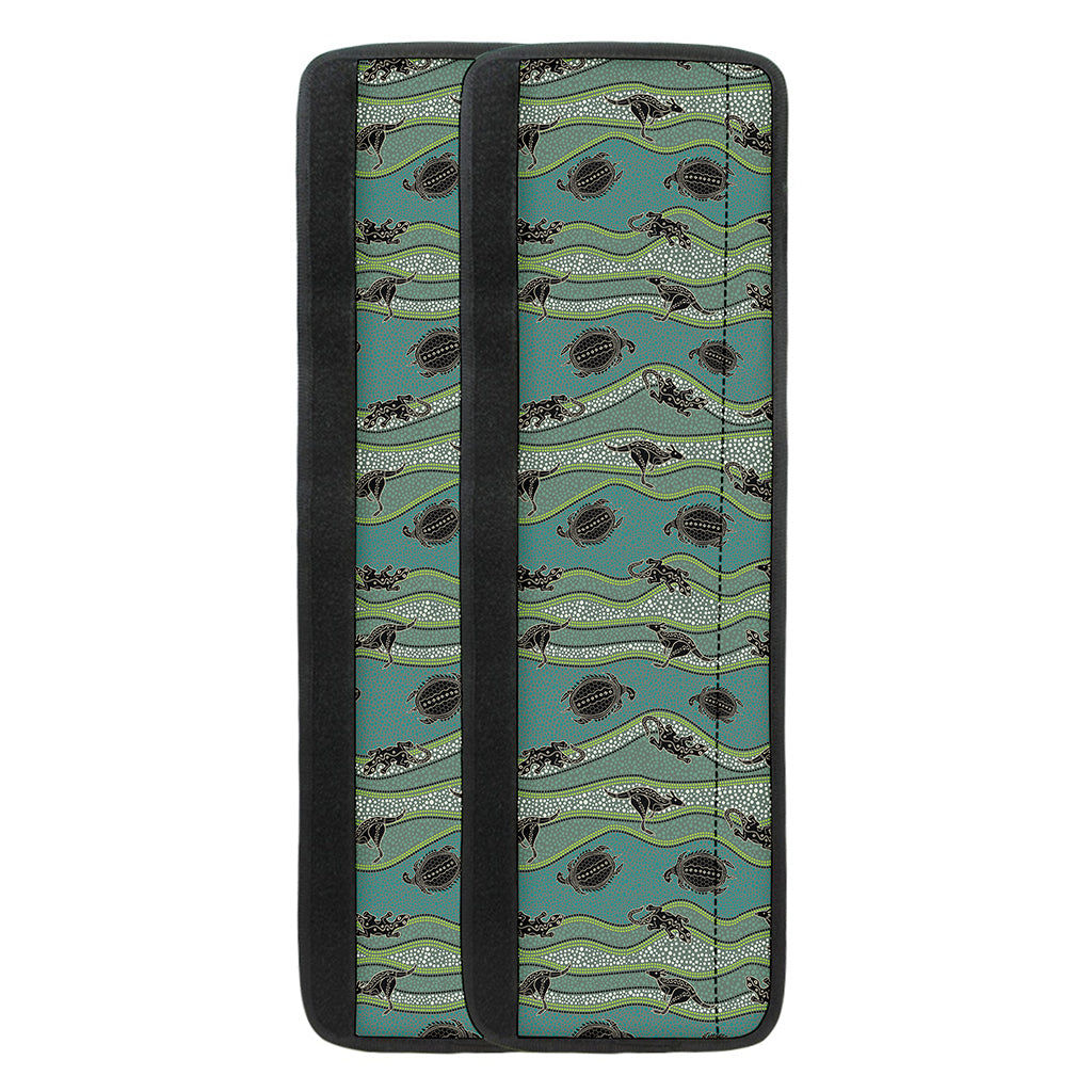 Aboriginal Animals Pattern Print Refrigerator Handle Covers
