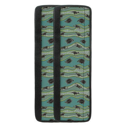 Aboriginal Animals Pattern Print Refrigerator Handle Covers