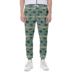 Aboriginal Animals Pattern Print Scuba Joggers