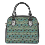 Aboriginal Animals Pattern Print Shoulder Handbag