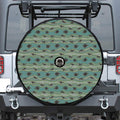Aboriginal Animals Pattern Print Tire Cover With Camera Hole