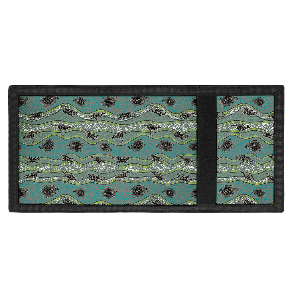 Aboriginal Animals Pattern Print Trifold Wallet