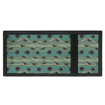 Aboriginal Animals Pattern Print Trifold Wallet