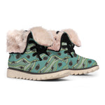 Aboriginal Animals Pattern Print Winter Boots