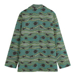 Aboriginal Animals Pattern Print Women's Blazer