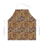 Aboriginal Art Dot Pattern Print Adjustable Apron