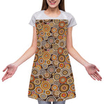 Aboriginal Art Dot Pattern Print Adjustable Apron