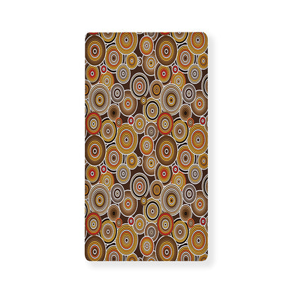 Aboriginal Art Dot Pattern Print Baby Crib Sheet