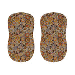 Aboriginal Art Dot Pattern Print Bar Stool Covers