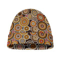 Aboriginal Art Dot Pattern Print Beanie