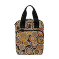 Aboriginal Art Dot Pattern Print Bible Tote Bag