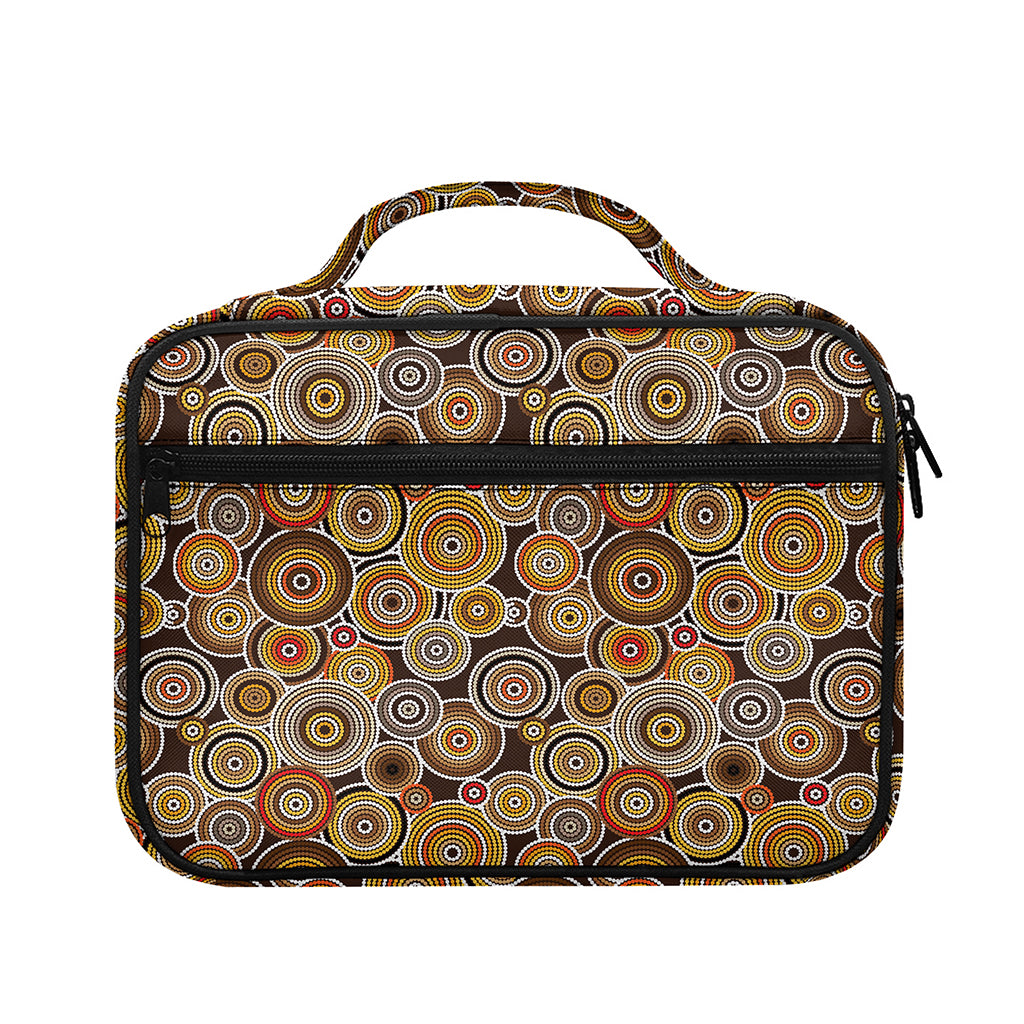 Aboriginal Art Dot Pattern Print Briefcase Bible Bag