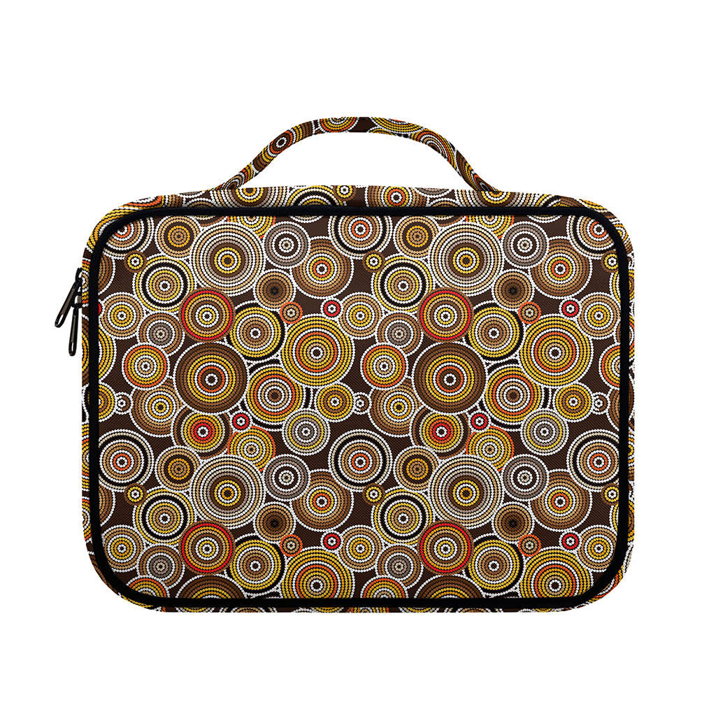 Aboriginal Art Dot Pattern Print Briefcase Bible Bag