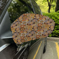 Aboriginal Art Dot Pattern Print Car Side Mirror Covers