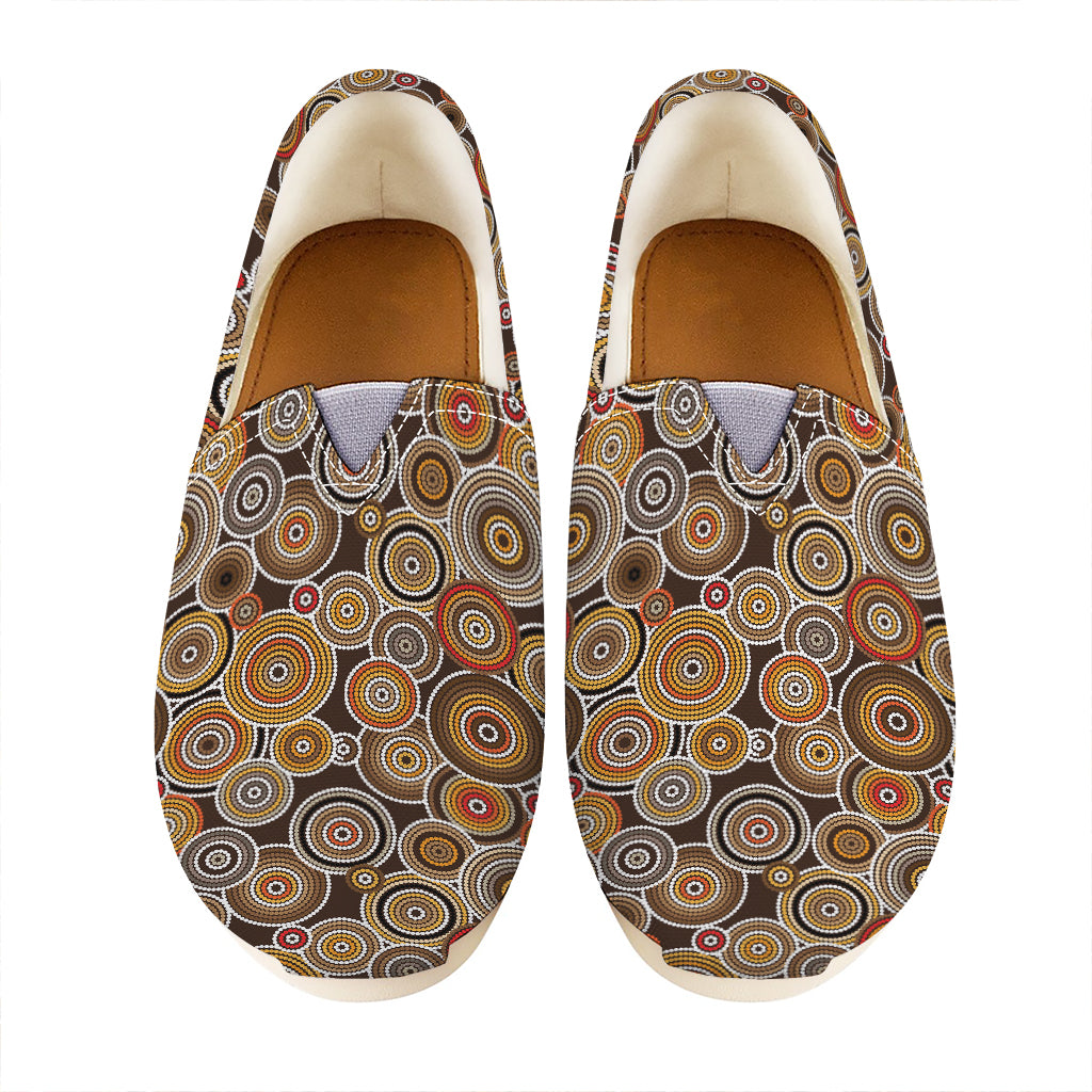 Aboriginal Art Dot Pattern Print Casual Shoes