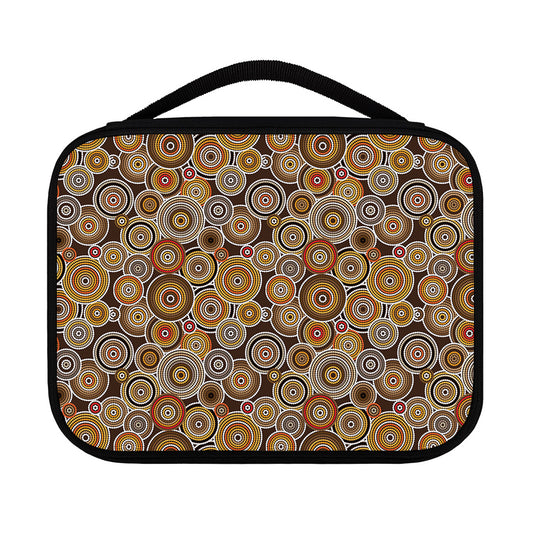 Aboriginal Art Dot Pattern Print Classic Bible Case