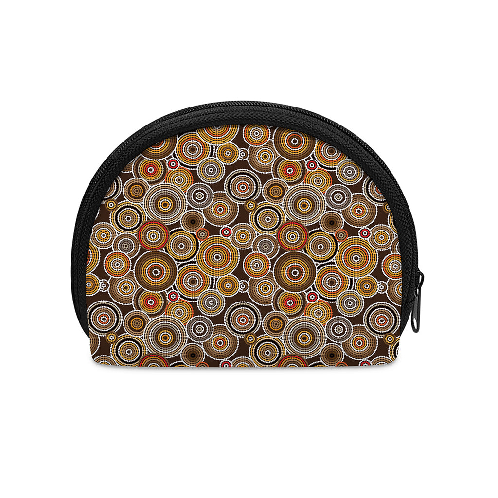 Aboriginal Art Dot Pattern Print Coin Purse