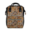 Aboriginal Art Dot Pattern Print Diaper Bag