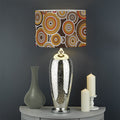 Aboriginal Art Dot Pattern Print Drum Lamp Shade