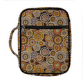 Aboriginal Art Dot Pattern Print Front Pocket Bible Bag