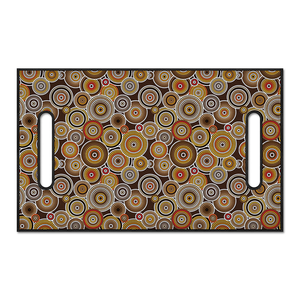 Aboriginal Art Dot Pattern Print Golf Cart Seat Cover