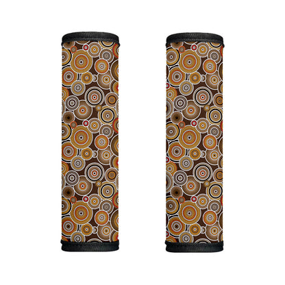 Aboriginal Art Dot Pattern Print Handle Covers
