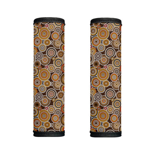 Aboriginal Art Dot Pattern Print Handle Covers