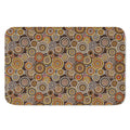 Aboriginal Art Dot Pattern Print Indoor Door Mat