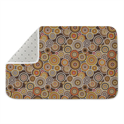 Aboriginal Art Dot Pattern Print Indoor Door Mat