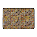 Aboriginal Art Dot Pattern Print Kitchen Mat