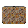 Aboriginal Art Dot Pattern Print Laptop Sleeve