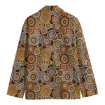 Aboriginal Art Dot Pattern Print Men's Blazer