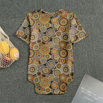 Aboriginal Art Dot Pattern Print Men's Bodysuit