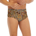 Aboriginal Art Dot Pattern Print Men's Briefs