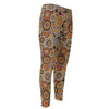 Aboriginal Art Dot Pattern Print Men's Compression Pants