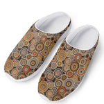 Aboriginal Art Dot Pattern Print Mesh Casual Shoes