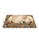 Aboriginal Art Dot Pattern Print Pet Cooling Mat Cover