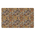 Aboriginal Art Dot Pattern Print Polyester Doormat