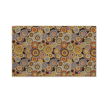 Aboriginal Art Dot Pattern Print Polyester Flag