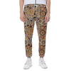 Aboriginal Art Dot Pattern Print Scuba Joggers