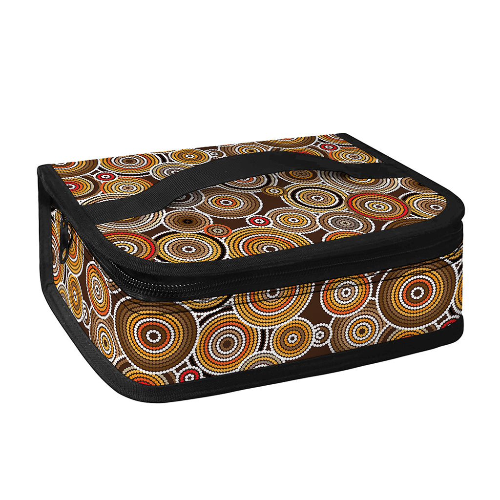Aboriginal Art Dot Pattern Print Small Lunch Bag