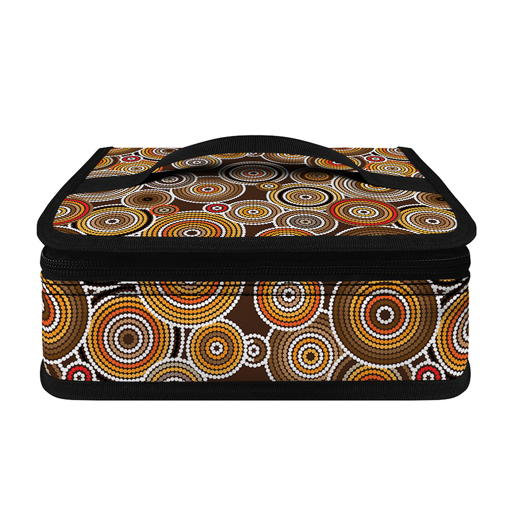 Aboriginal Art Dot Pattern Print Small Lunch Bag