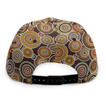 Aboriginal Art Dot Pattern Print Snapback Cap